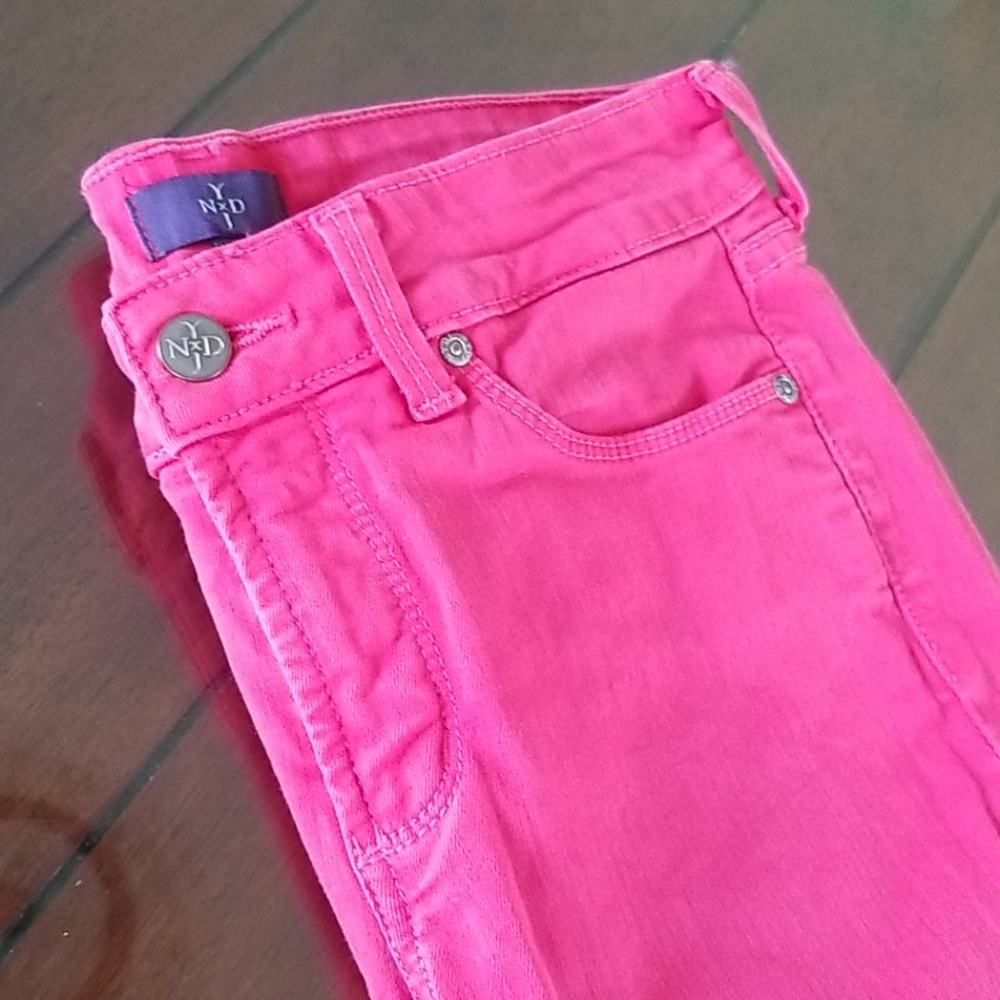 NYDJ stretch denim cropped pants size 2P